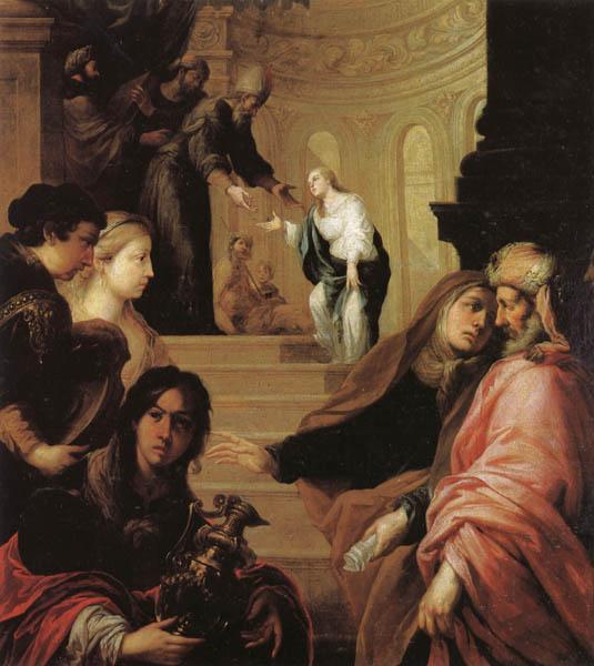 Juan de Sevilla romero The Presentation of the Virgin in the Temple oil painting image